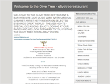 Tablet Screenshot of olivetreerestaurant.org